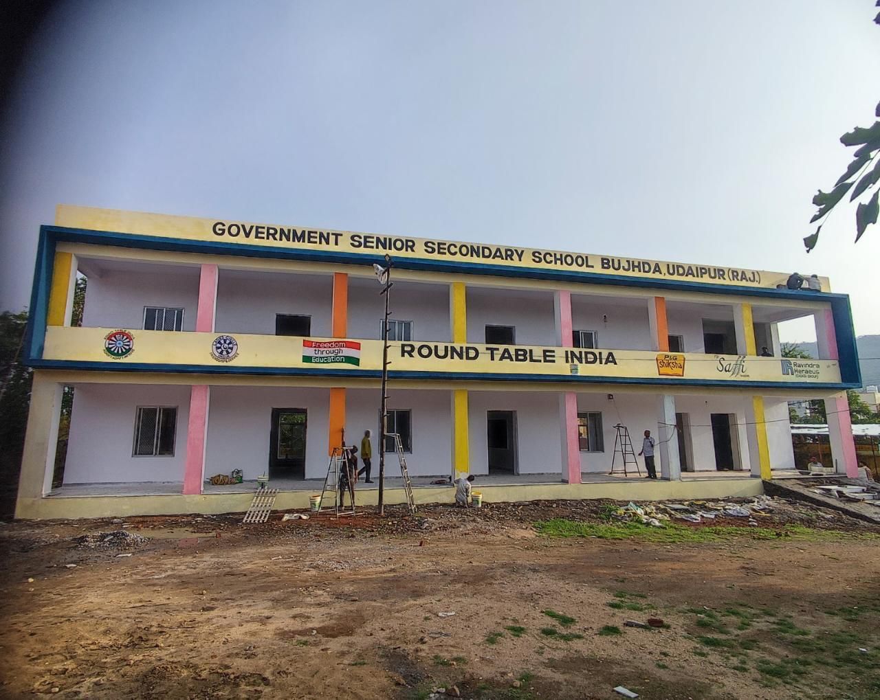 Bhujda School — Classroom construction